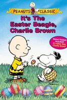 poster for it's the easter beagle charlie brown featuring charlie and snoopy tossing colorful easter eggs to one another