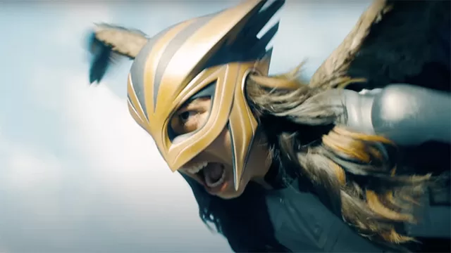 isabela merced screeching as hawkgirl in 2025 superman