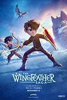 Animated fantasy adventure poster for 'The Wingfeather Saga: Season 2' releasing November 2025 on Angel Studios, streaming December: Brave young heroes Janner and Leeli battle winged beasts and wolves in a snowy mystical landscape with shields and bows; discover if this family epic is worth it or woke on worthitorwoke.com.