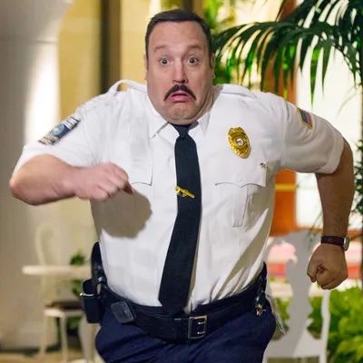 Kevin James as Paul Blart in Paul Blart: Mall Cop – classic comedic action pose | Featured in Worth It or Woke review of his new 2026 rom-com Solo Mio starring Kevin James as heartbroken groom Matt Taylor in Rome | In theaters now | https://worthitorwoke.com/
